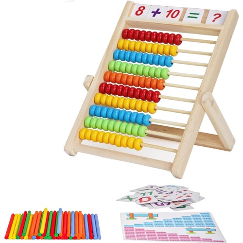 Rechenschieber abakus holz - abakus,